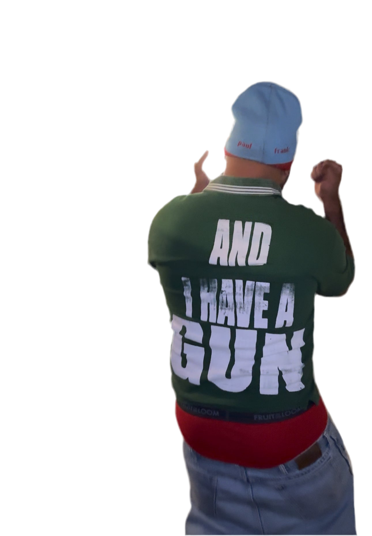 Fat Retard Faggot And I Have A Gun 1/1 Polo HARDCORE THOUGHTS X JUNA COLLAB *PREORDER*