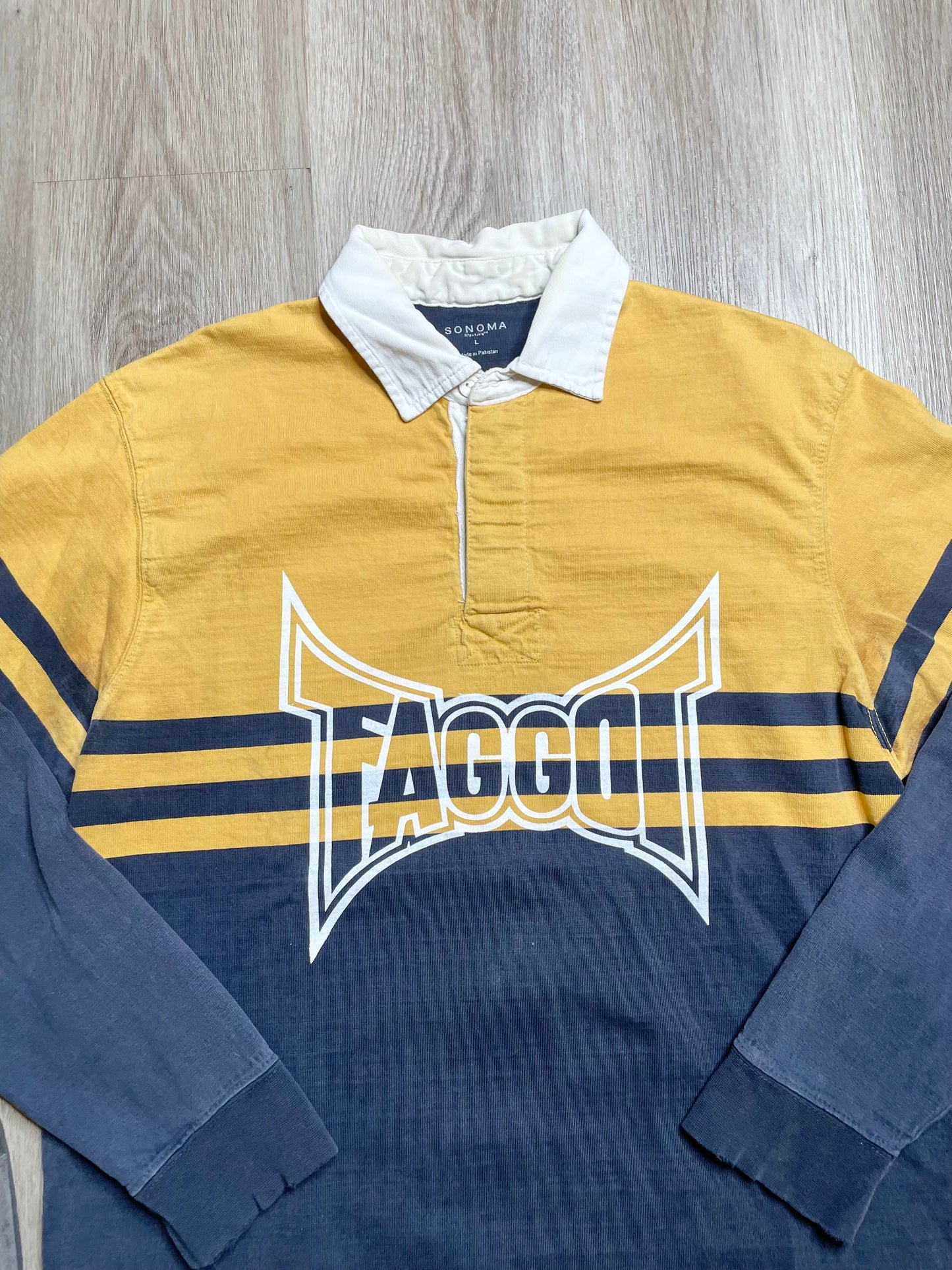Y2K FAGGOT POLO LS LARGE