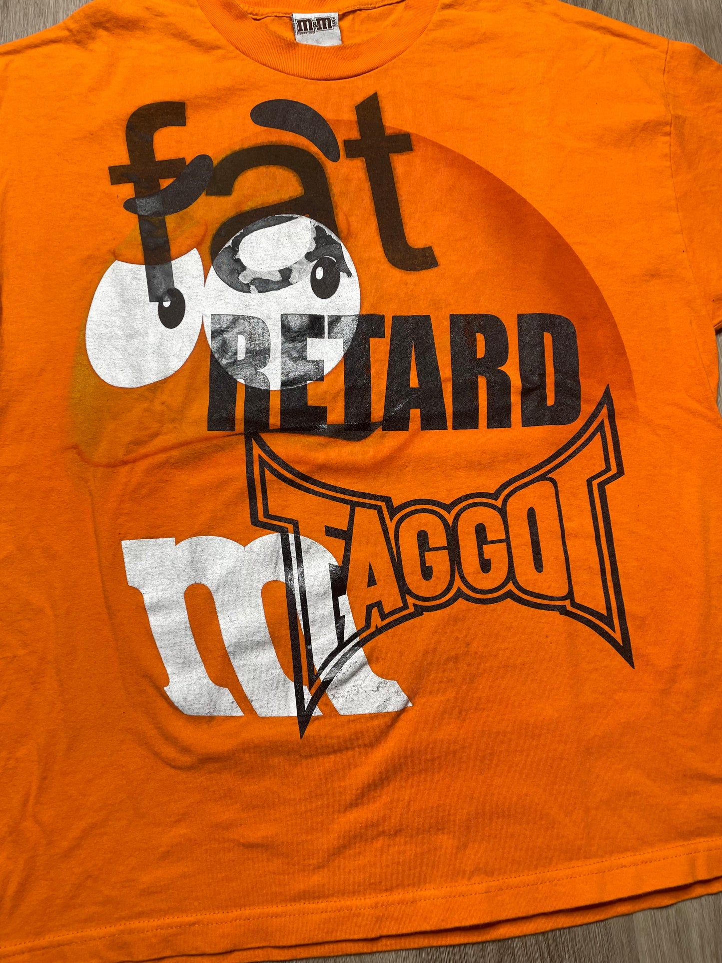 Fat Retard Faggot And I Have A Gun 1/1| T-Shirt (XL) HARDCORE THOUGHTS X JUNA COLLAB