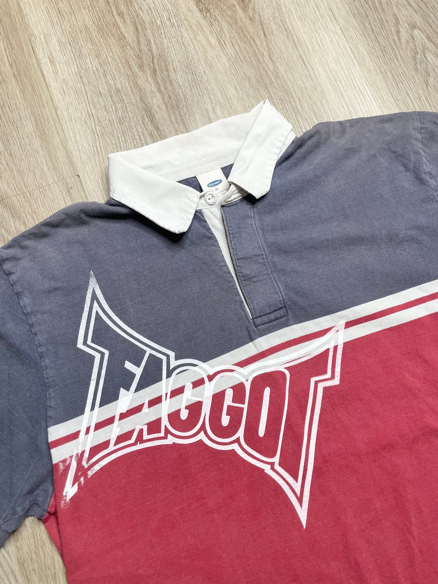 Y2K FAGGOT POLO XL