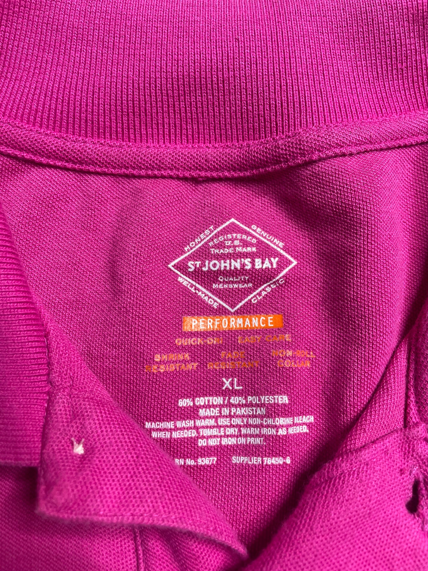BAGGOT Y2K CUSTOM POLO XL