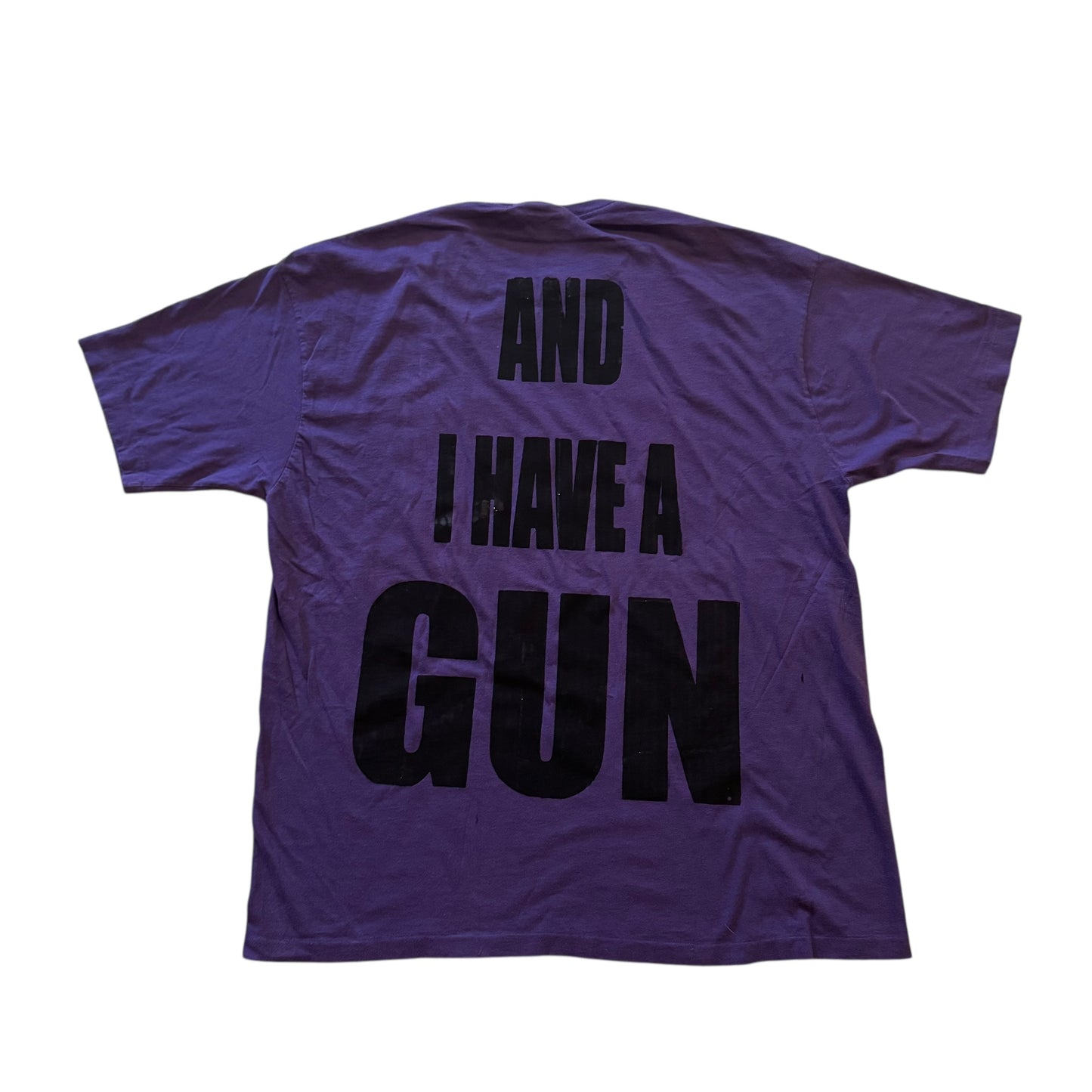Fat Retard Faggot And I Have A Gun 1/1| T-Shirt (X-Large) HARDCORE THOUGHTS X JUNA COLLAB
