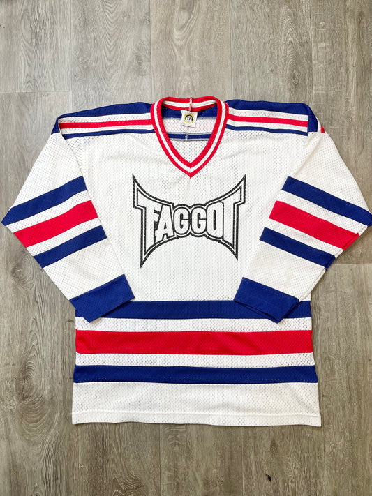 Y2K FAGGOT HOCKEY JERSEY LARGE