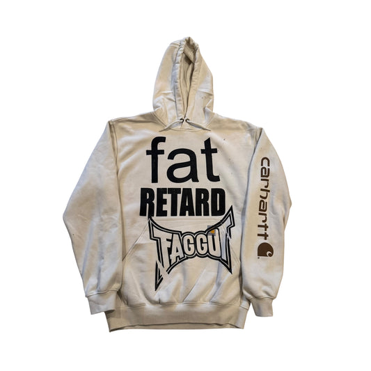Fat Retard Faggot And I Have A Gun 1/1| HOODIE (Large) HARDCORE THOUGHTS X JUNA COLLAB
