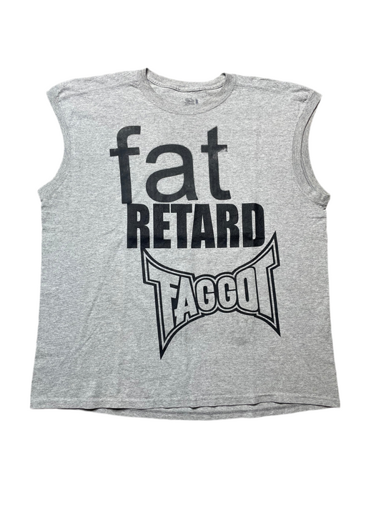 Fat Retard Faggot And I Have A Gun 1/1| T-Shirt (XL) HARDCORE THOUGHTS X JUNA COLLAB