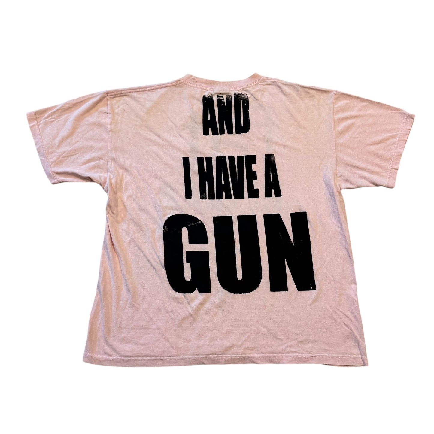 Fat Retard Faggot And I Have A Gun 1/1| T-Shirt (X-Large) HARDCORE THOUGHTS X JUNA COLLAB