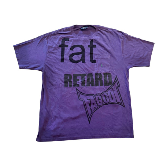 Fat Retard Faggot And I Have A Gun 1/1| T-Shirt (X-Large) HARDCORE THOUGHTS X JUNA COLLAB