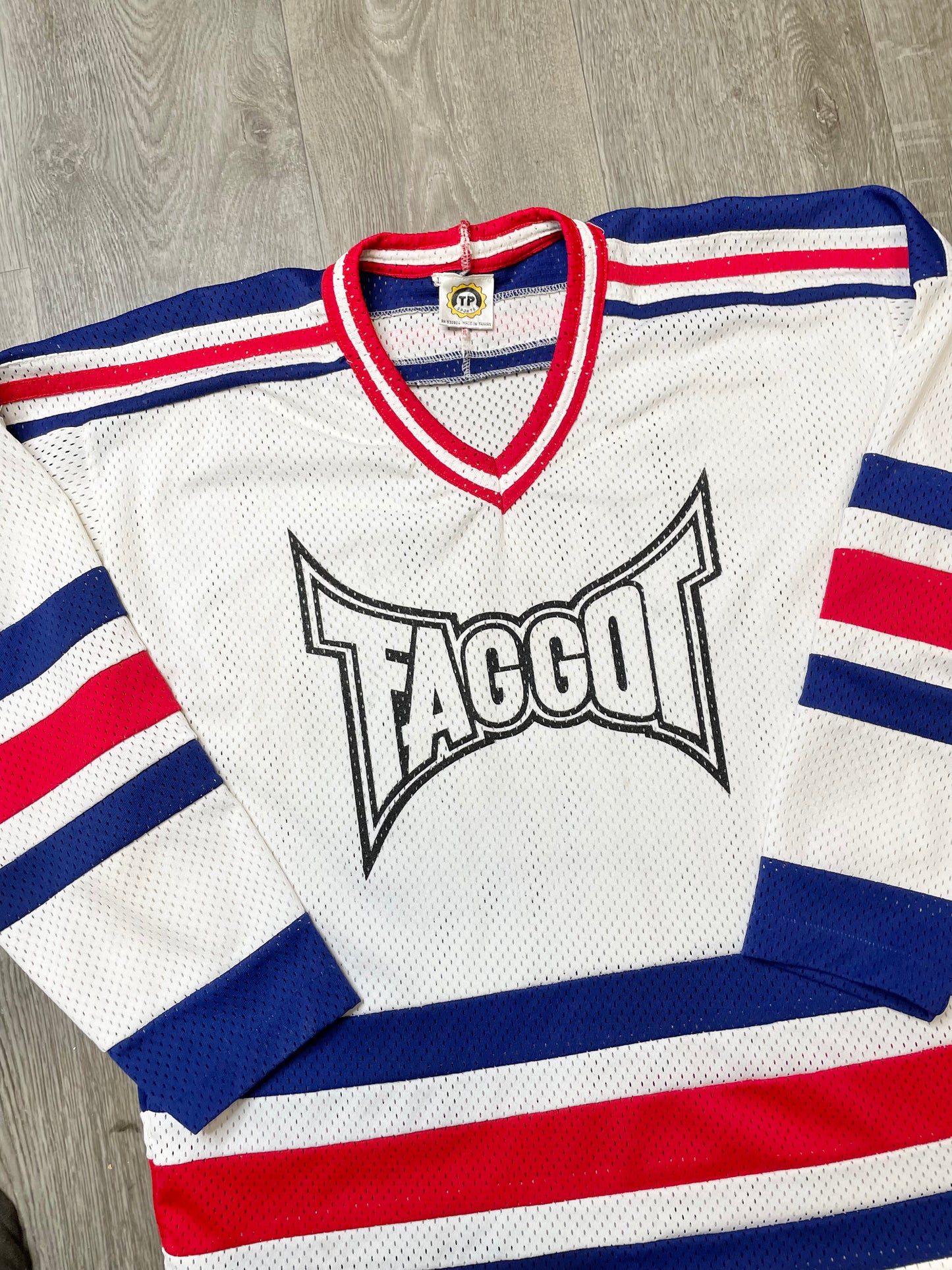 Y2K FAGGOT HOCKEY JERSEY LARGE