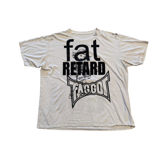 Fat Retard Faggot And I Have A Gun 1/1| T-Shirt (XL) HARDCORE THOUGHTS X JUNA COLLAB