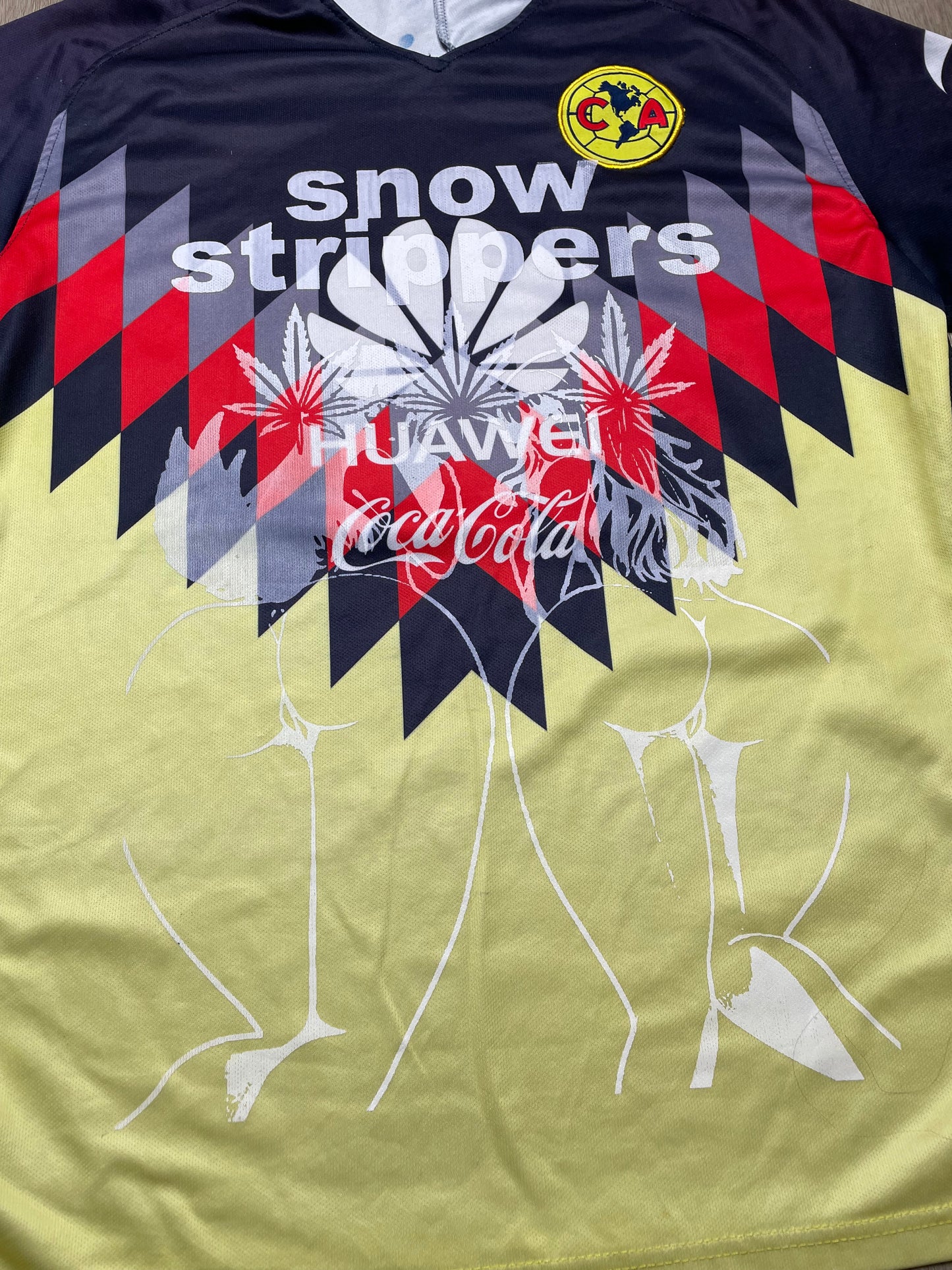 SNOW STRIPPERS SOCCER JERSEY L