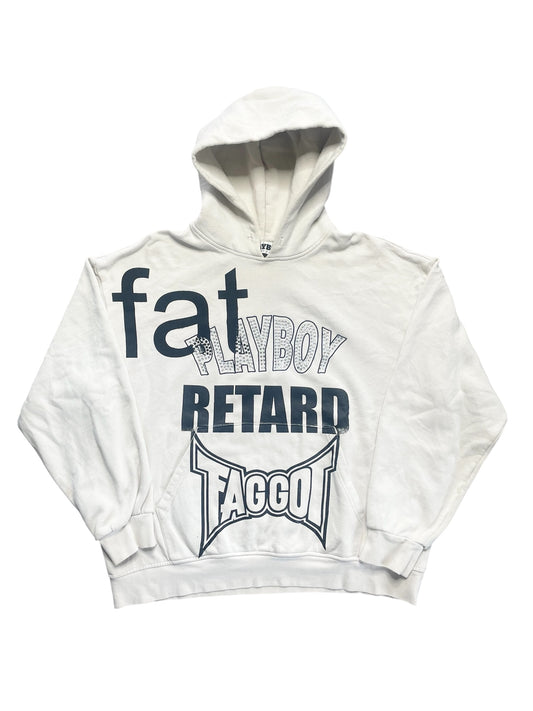 Fat Retard Faggot And I Have A Gun 1/1| HOODIE (X-LARGE) HARDCORE THOUGHTS X JUNA COLLAB