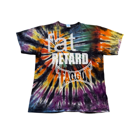 Fat Retard Faggot And I Have A Gun 1/1| T-Shirt (XL) HARDCORE THOUGHTS X JUNA COLLAB