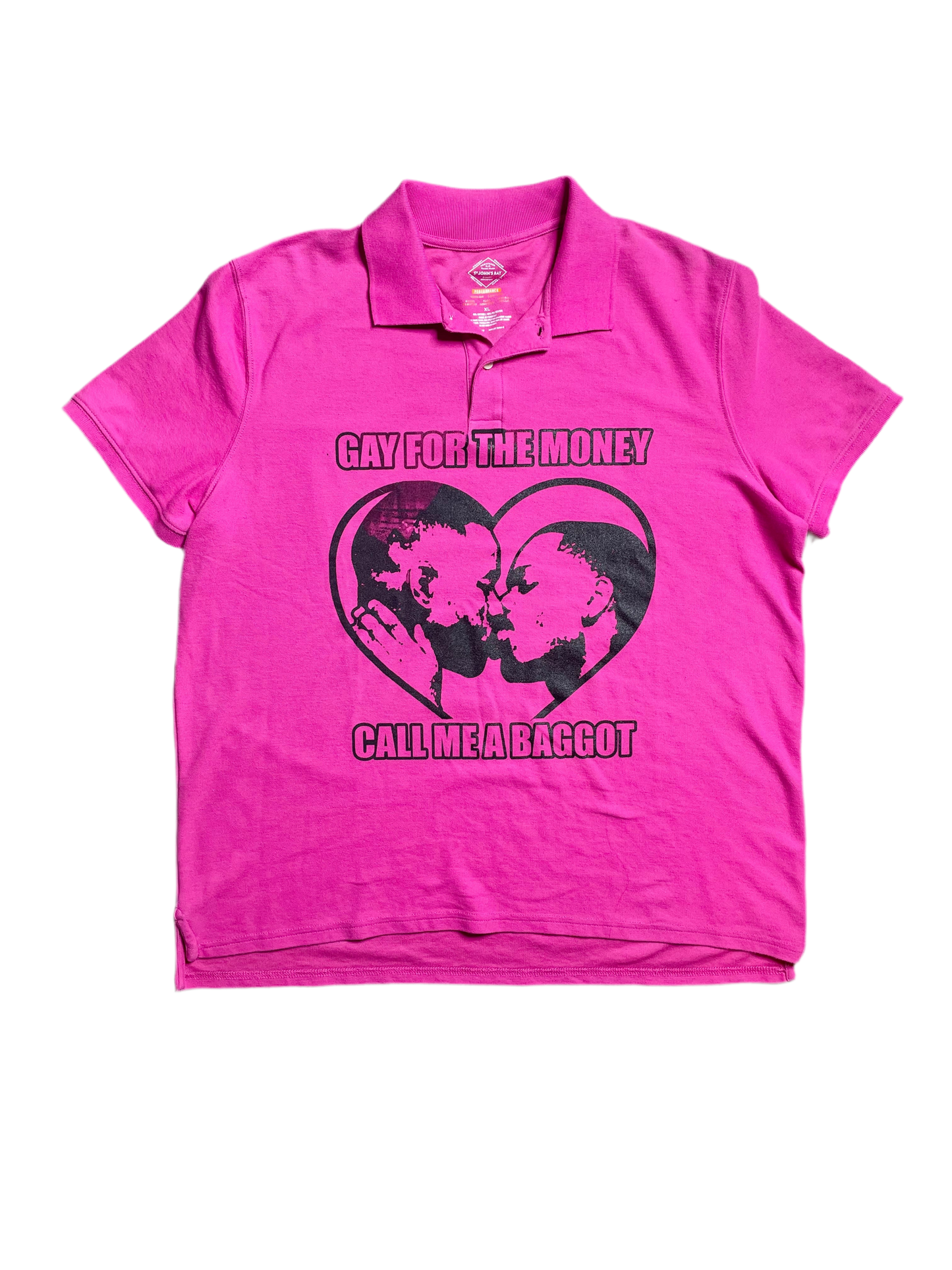 BAGGOT Y2K CUSTOM POLO XL