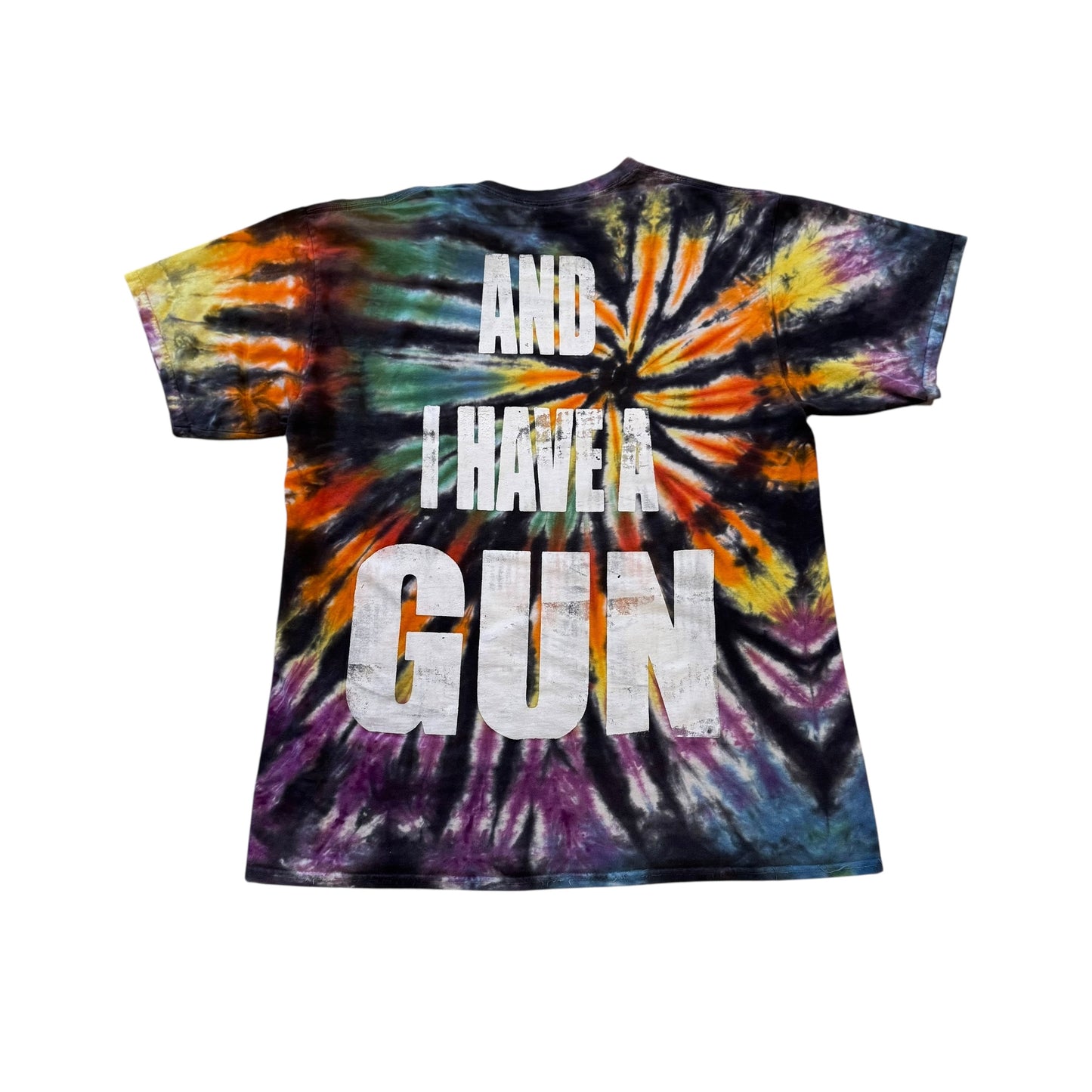 Fat Retard Faggot And I Have A Gun 1/1| T-Shirt (XL) HARDCORE THOUGHTS X JUNA COLLAB