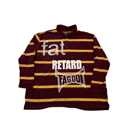 Fat Retard Faggot And I Have A Gun 1/1| T-Shirt (XXXL) HARDCORE THOUGHTS X JUNA COLLAB