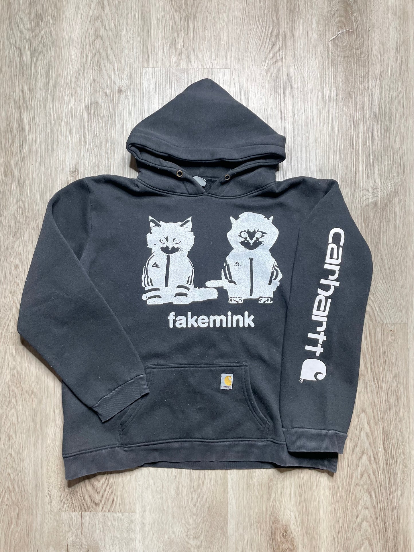 FAKEMINK Y2K CARHARTT HOODIE MEDIUM