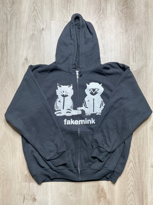 FAKEMINK Y2K HOODIE ZIP-UP XXL