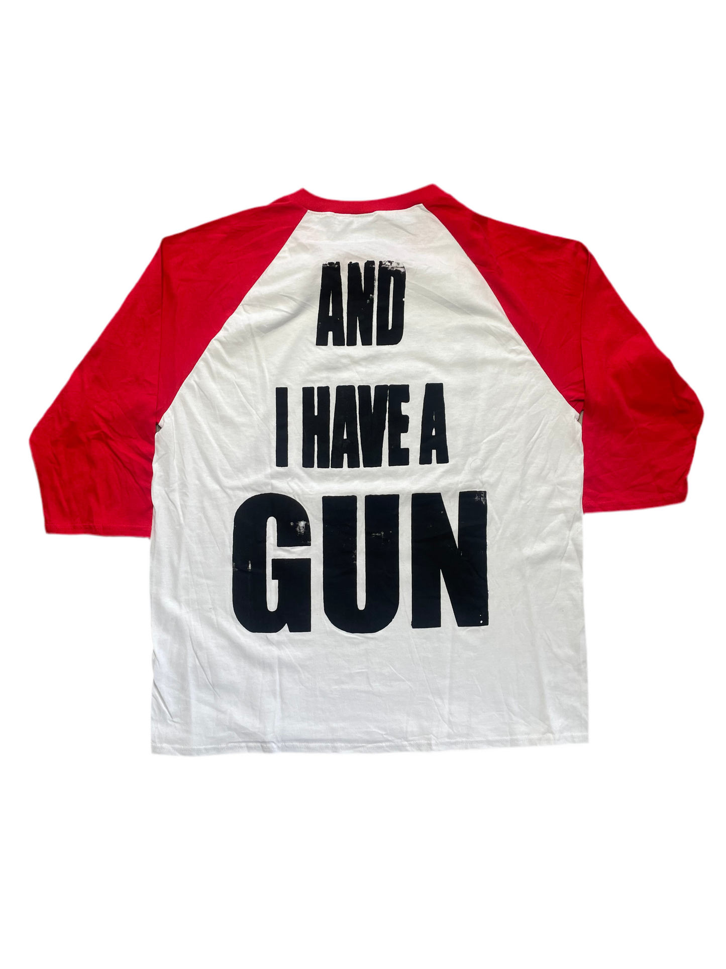 Fat Retard Faggot And I Have A Gun 1/1| T-Shirt (XL) HARDCORE THOUGHTS X JUNA COLLAB