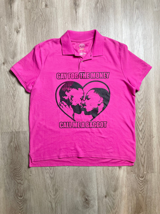 BAGGOT Y2K CUSTOM POLO XL