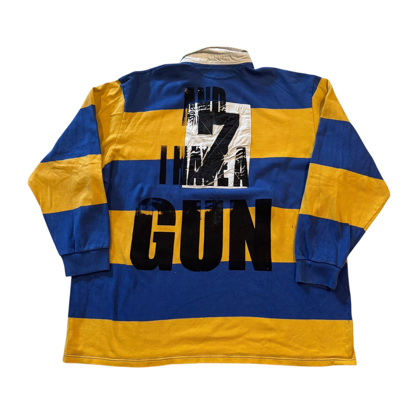 Fat Retard Faggot And I Have A Gun 1/1| Polo (XX-Large) HARDCORE THOUGHTS X JUNA COLLAB