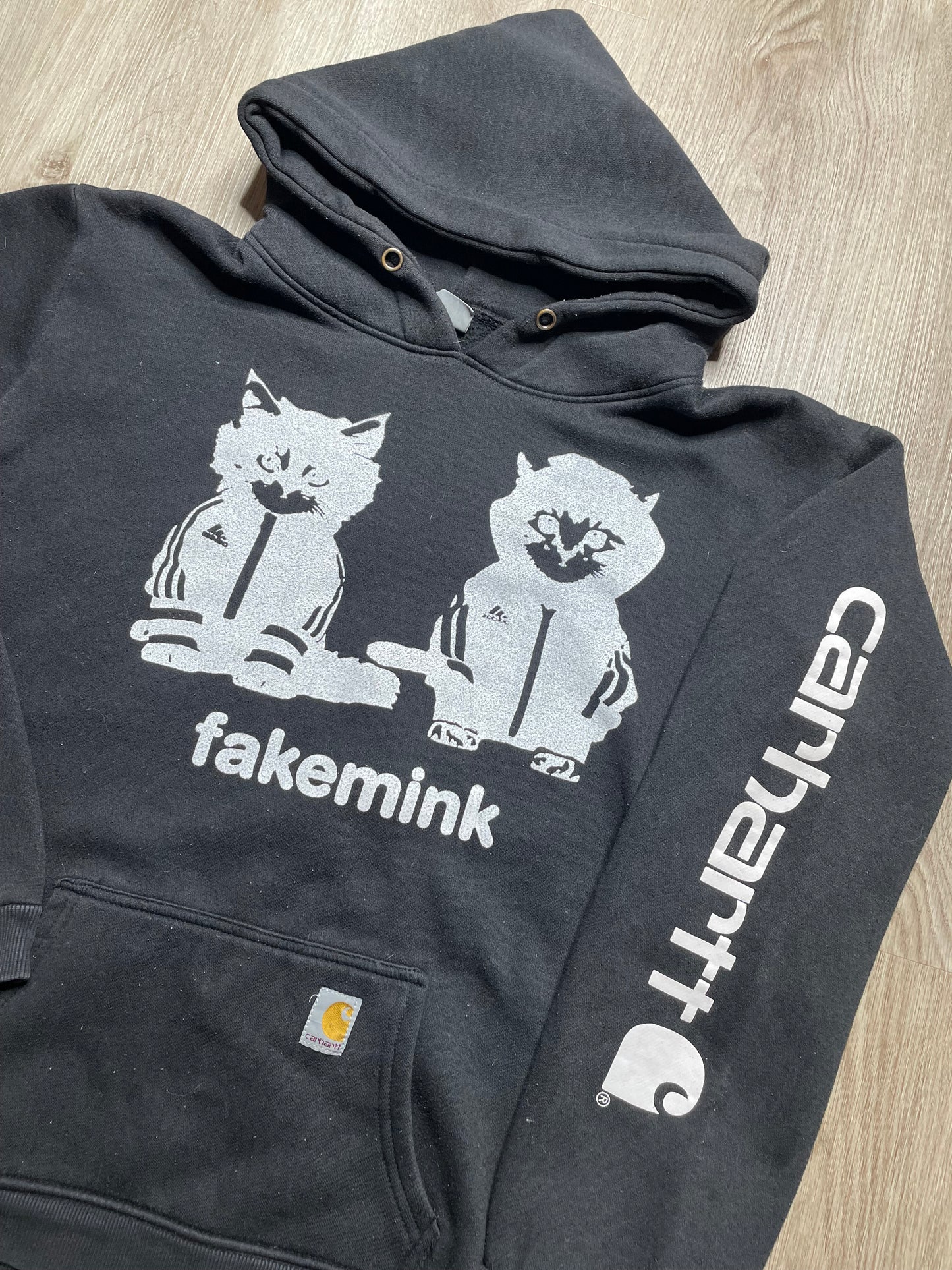 FAKEMINK Y2K CARHARTT HOODIE MEDIUM