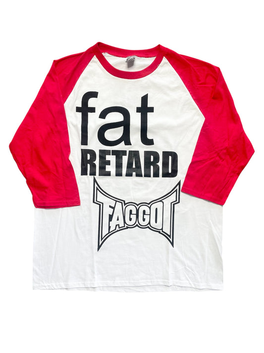 Fat Retard Faggot And I Have A Gun 1/1| T-Shirt (XL) HARDCORE THOUGHTS X JUNA COLLAB