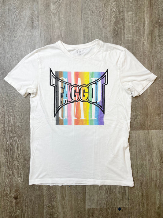 Y2K FAGGOT SHIRT SMALL